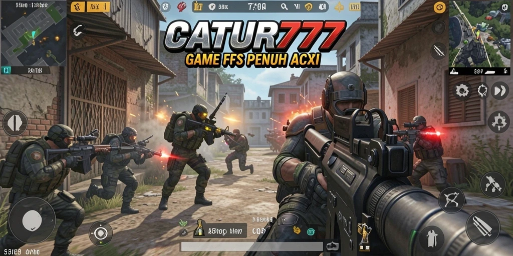 Tangkapan layar gameplay yang mendebarkan dari CATUR777.