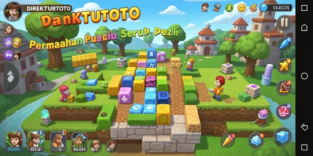 Tampilan gameplay yang menantang dan seru dalam DIREKTURTOTO.