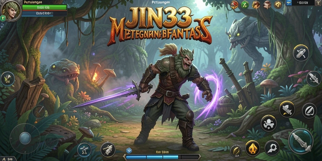 Tampilan gameplay JIN33 dengan aksi petualangan seru.