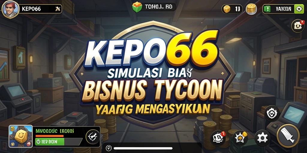 Tampilan gameplay KEPO66 menampilkan interaksi bisnis yang seru.