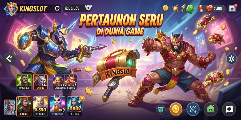 Tampilan menarik dari gameplay KINGSLOT yang penuh aksi.