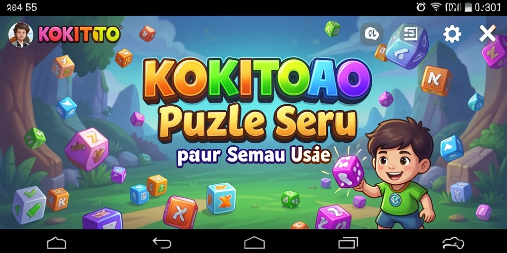 Tampilan gameplay KOKITOTO yang menarik dan menantang.