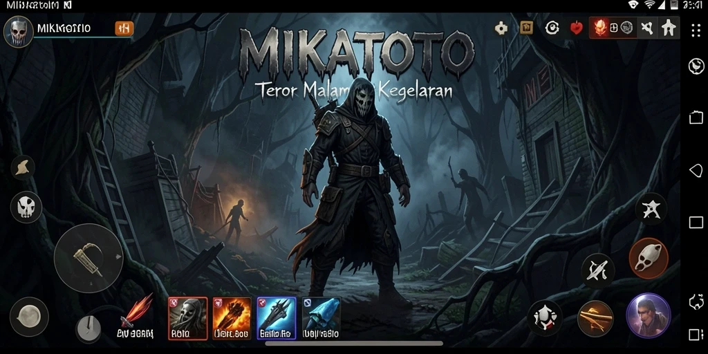 Tangkapan layar dari gameplay <strong>MIKATOTO</strong> menampilkan suasana mencekam.