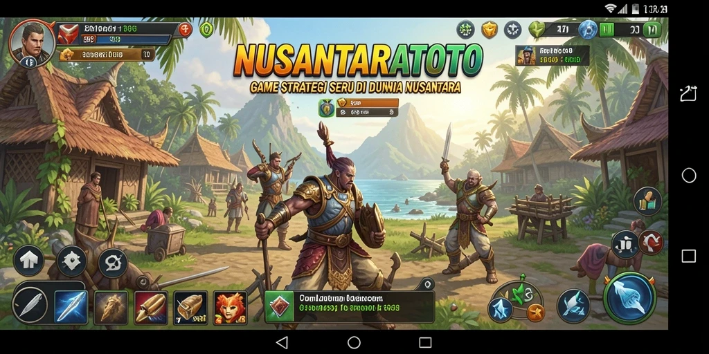 Screenshot utama NUSANTARATOTO menampilkan aksi gameplay yang menarik.