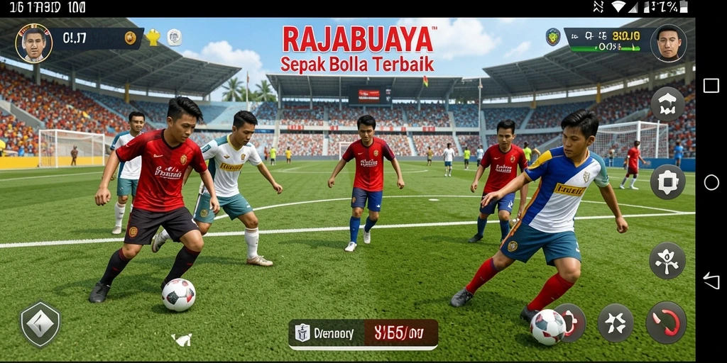 Tampilan gameplay menggembirakan dari RAJABUAYA yang penuh aksi.