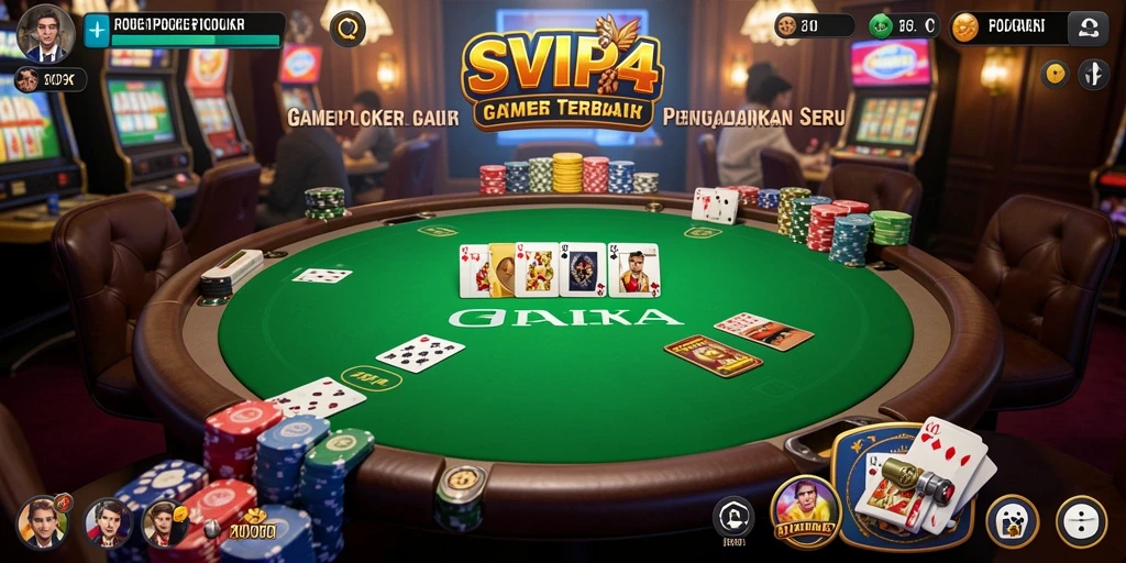 Tampilan menarik saat bermain Poker di SVIP4.