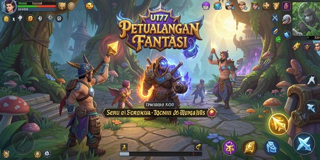 Tampilan mendebarkan dari gameplay UT77 yang penuh petualangan.
