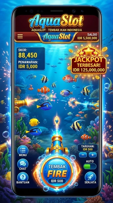 Pengguna sedang menjelajahi aplikasi populer di aquaslot.